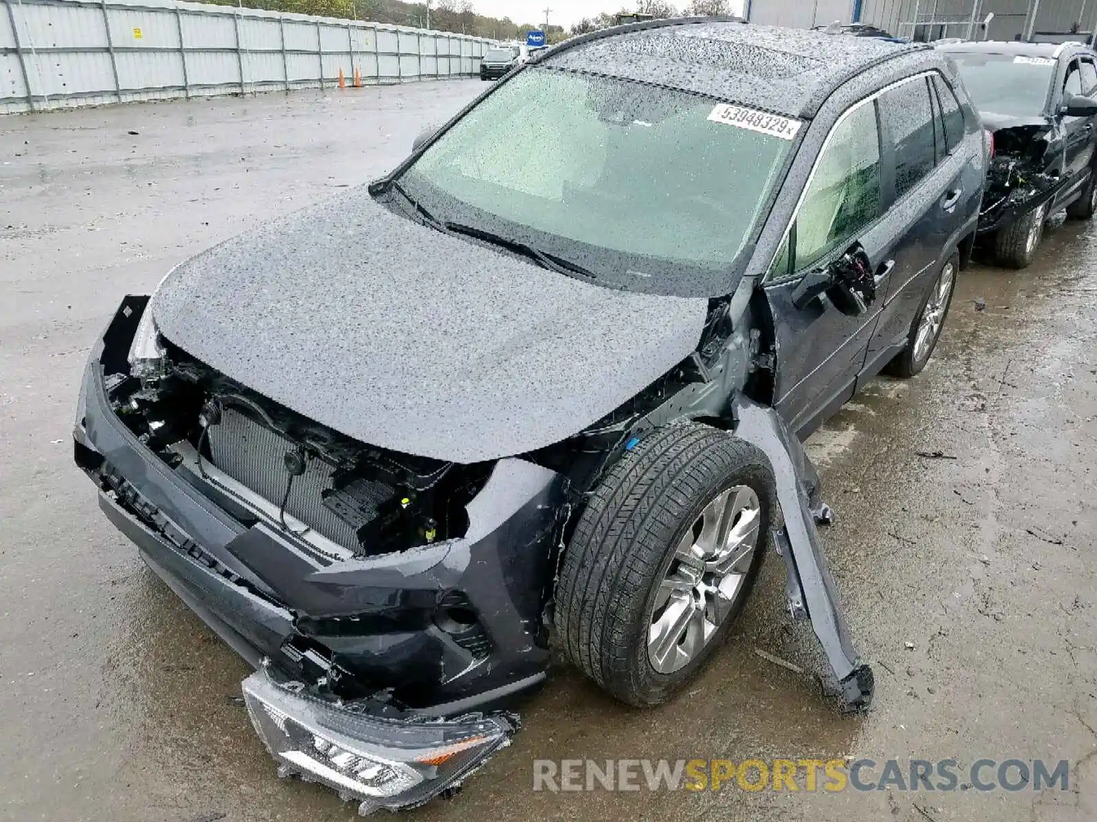 2 Photograph of a damaged car JTMA1RFV6KD021729 TOYOTA RAV4 XLE P 2019