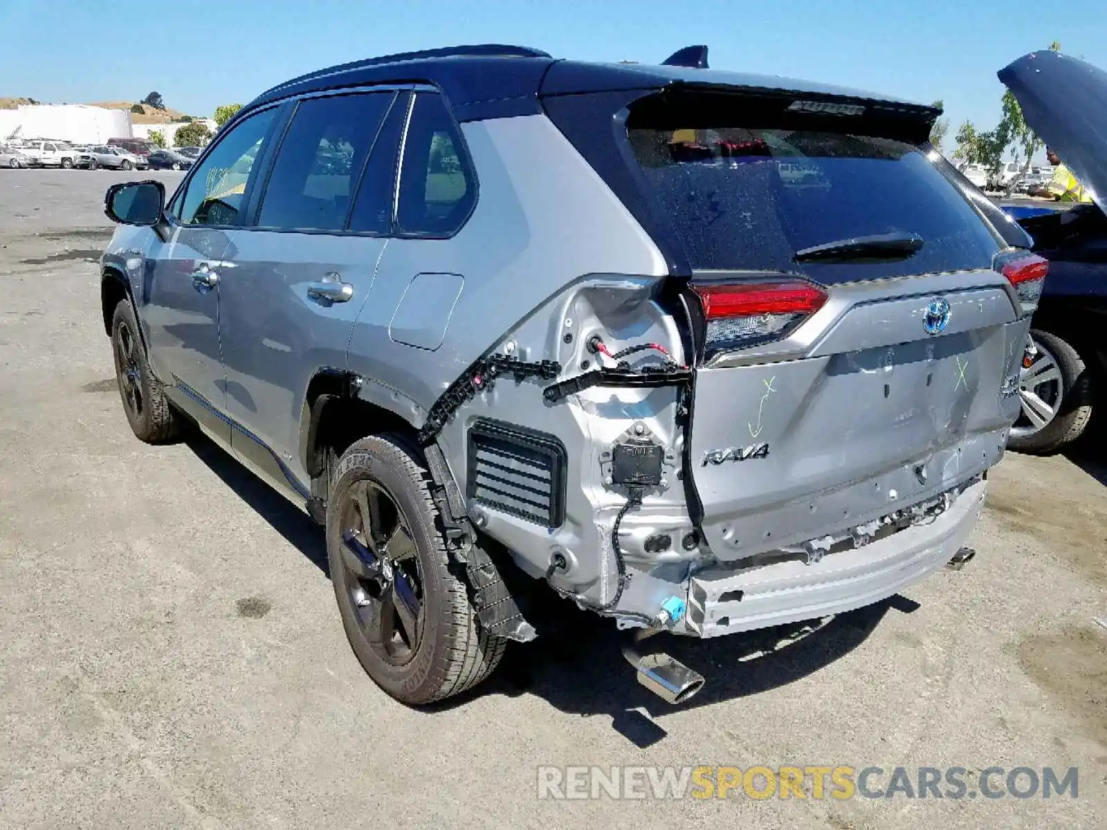 3 Photograph of a damaged car JTMEWRFV3KD505845 TOYOTA RAV4 XSE 2019