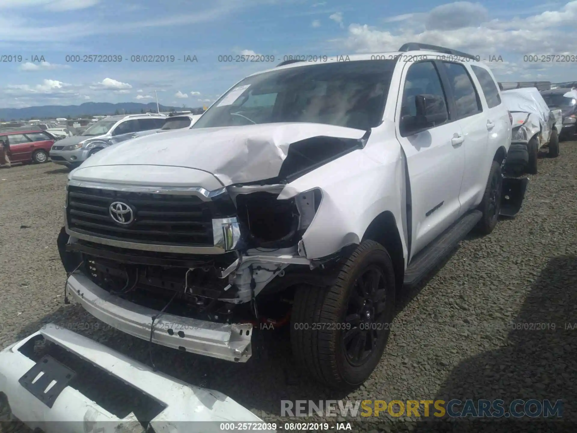 2 Photograph of a damaged car 5TDBY5G12KS168056 TOYOTA SEQUOIA 2019