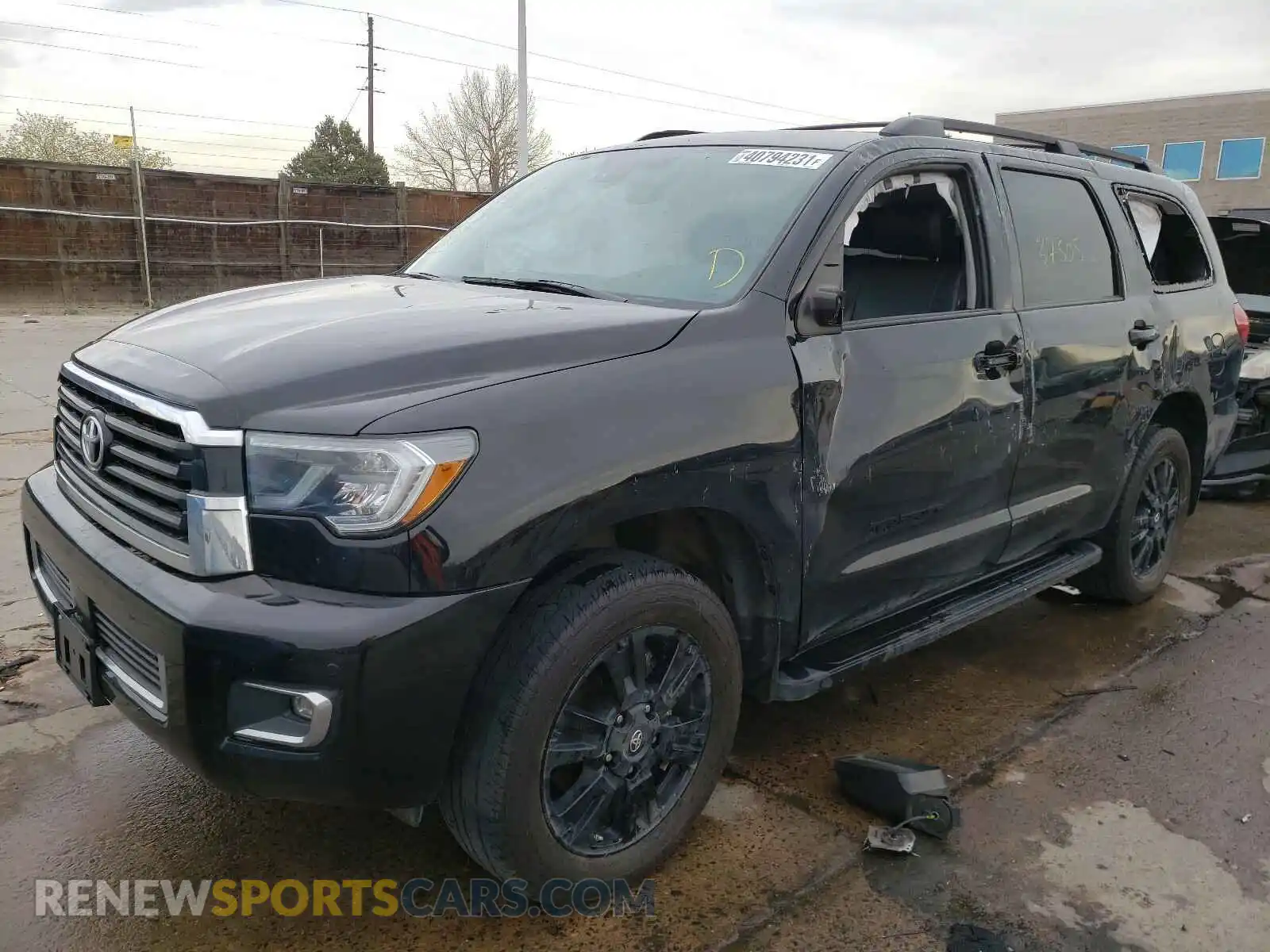 2 Photograph of a damaged car 5TDBY5G14KS167197 TOYOTA SEQUOIA 2019