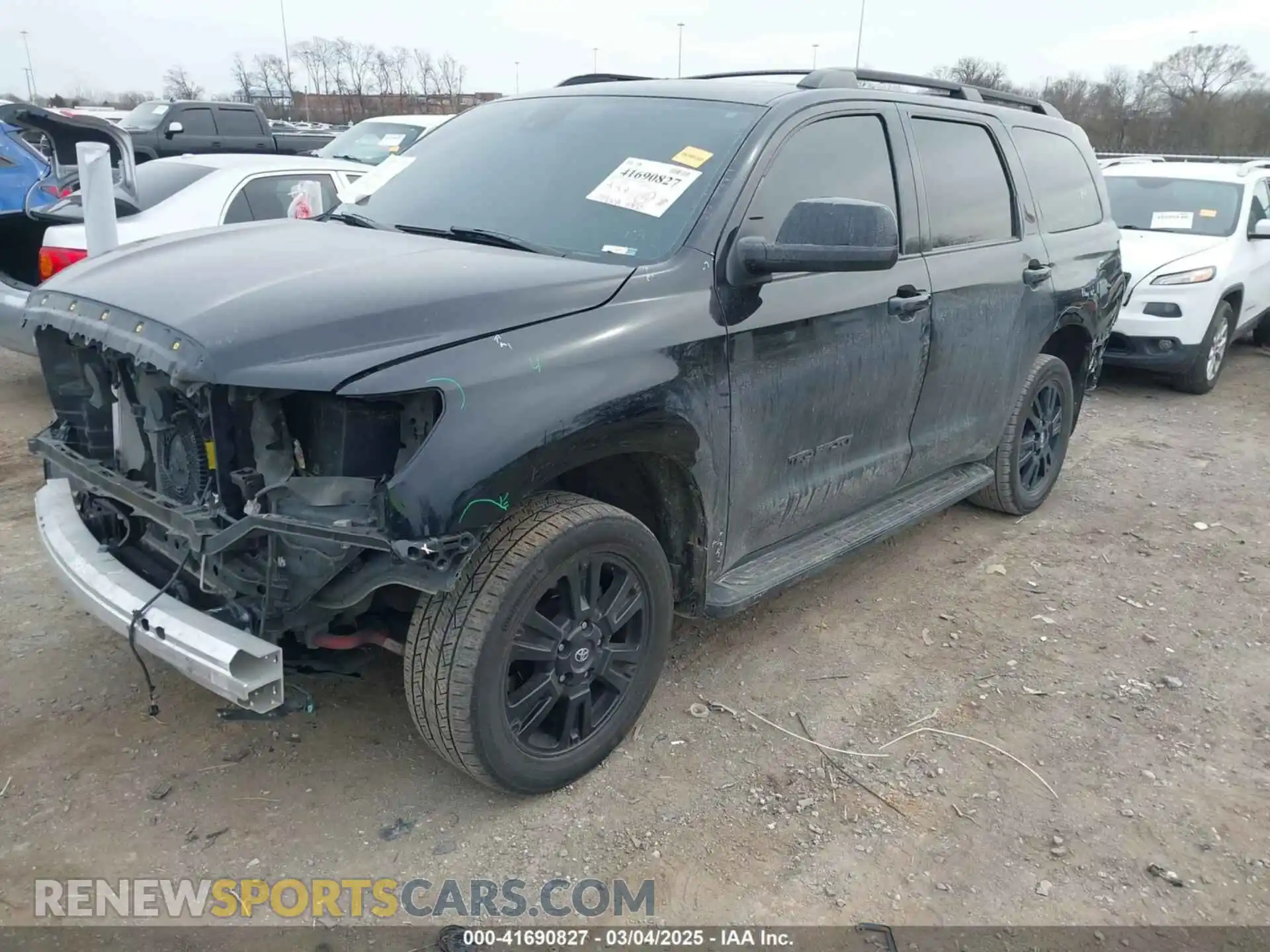 2 Photograph of a damaged car 5TDBY5G19KS169804 TOYOTA SEQUOIA 2019
