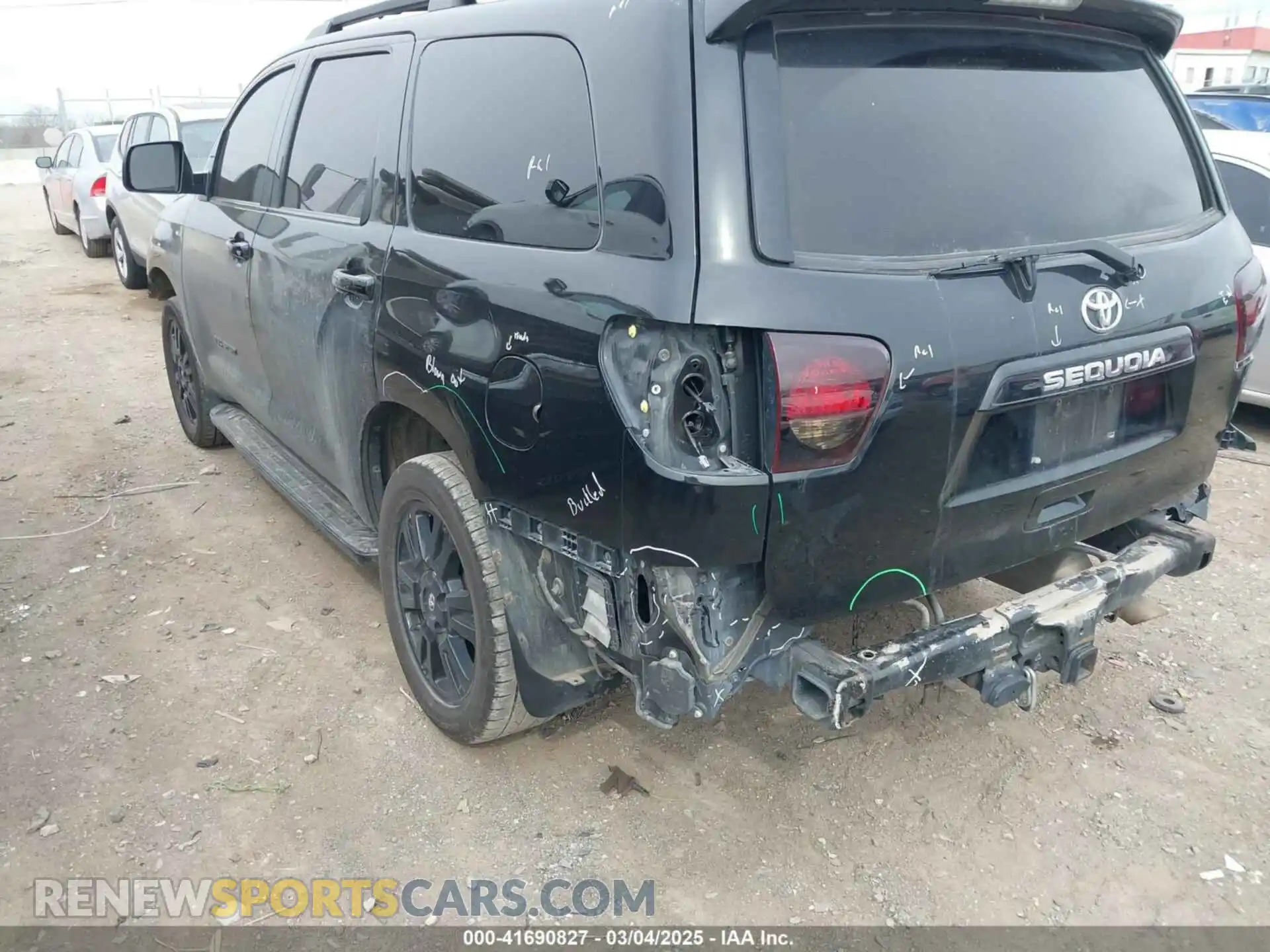 3 Photograph of a damaged car 5TDBY5G19KS169804 TOYOTA SEQUOIA 2019
