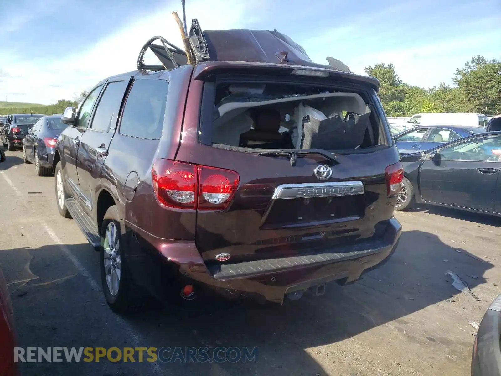 3 Photograph of a damaged car 5TDDY5G1XKS173563 TOYOTA SEQUOIA 2019