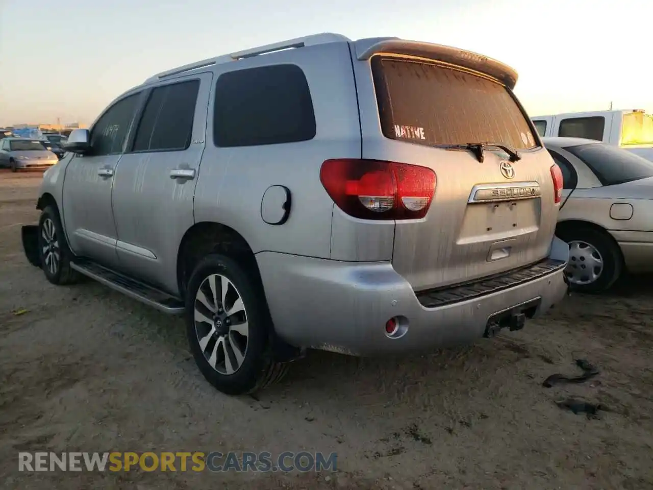 3 Photograph of a damaged car 5TDKY5G19KS073669 TOYOTA SEQUOIA 2019