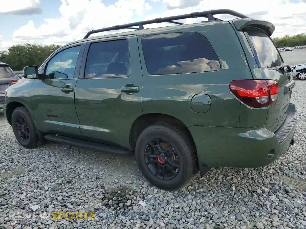 2 fotografías del automóvil dañado 5TDBY5G17LS177949 TOYOTA SEQUOIA 2020