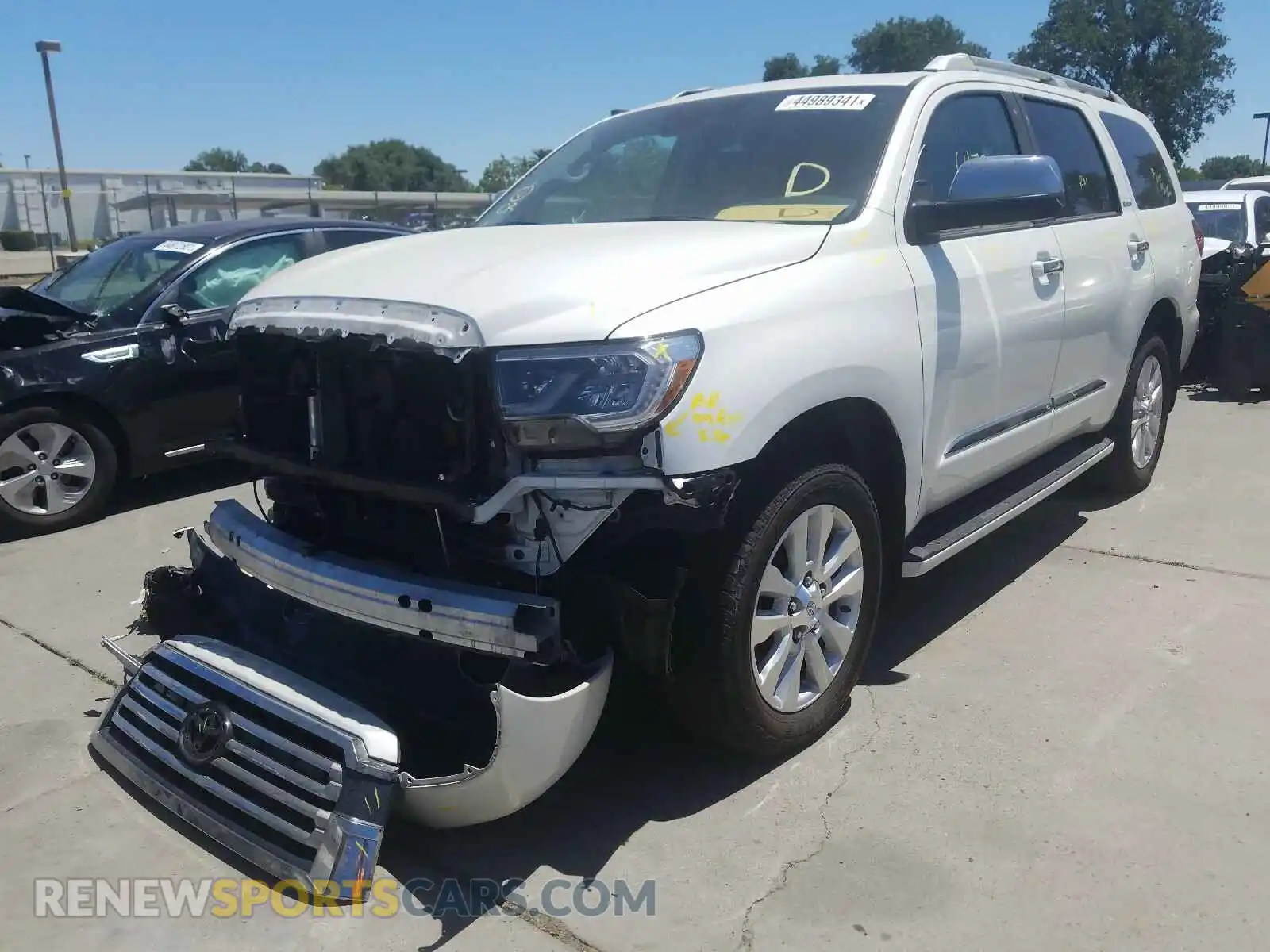 2 Photograph of a damaged car 5TDDY5G13LS181232 TOYOTA SEQUOIA 2020