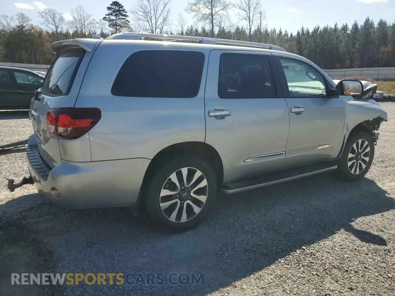 3 fotografías del automóvil dañado 5TDKY5G11LS074252 TOYOTA SEQUOIA 2020