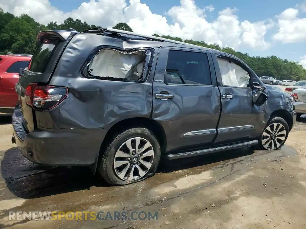 3 fotografías del automóvil dañado 5TDKY5G17LS074238 TOYOTA SEQUOIA 2020