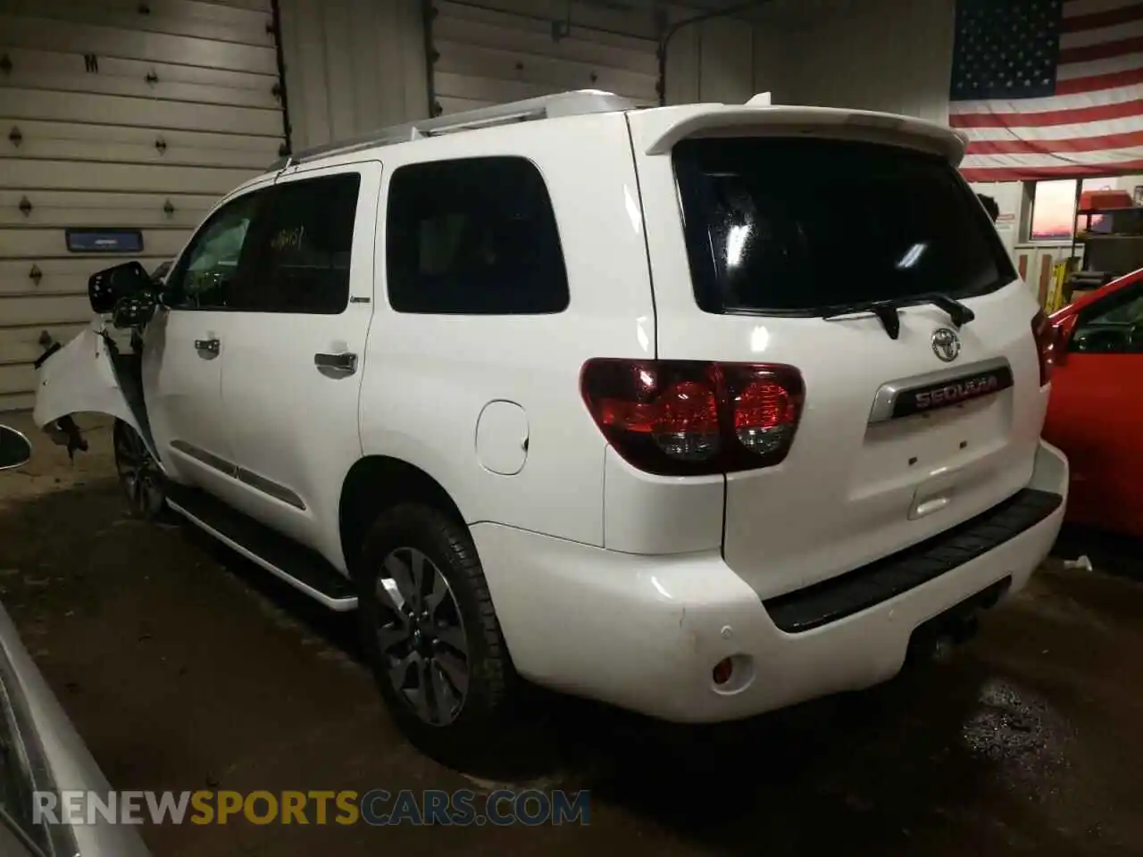 3 Photograph of a damaged car 5TDFY5B18MS186895 TOYOTA SEQUOIA 2021