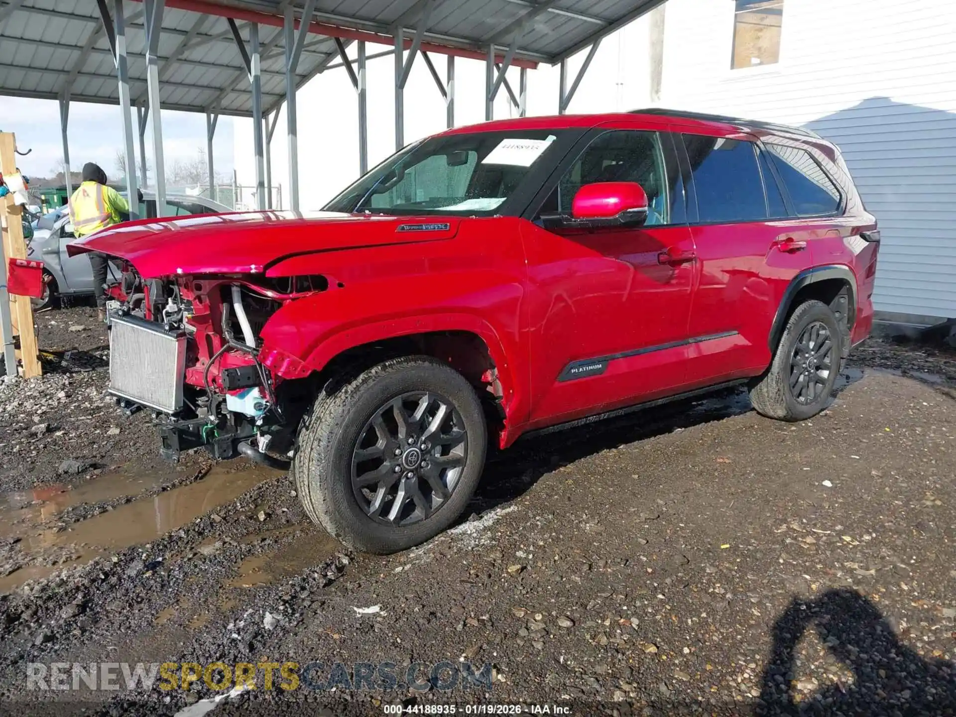 2 fotografías del automóvil dañado 7SVAAABA9PX017965 TOYOTA SEQUOIA 2023