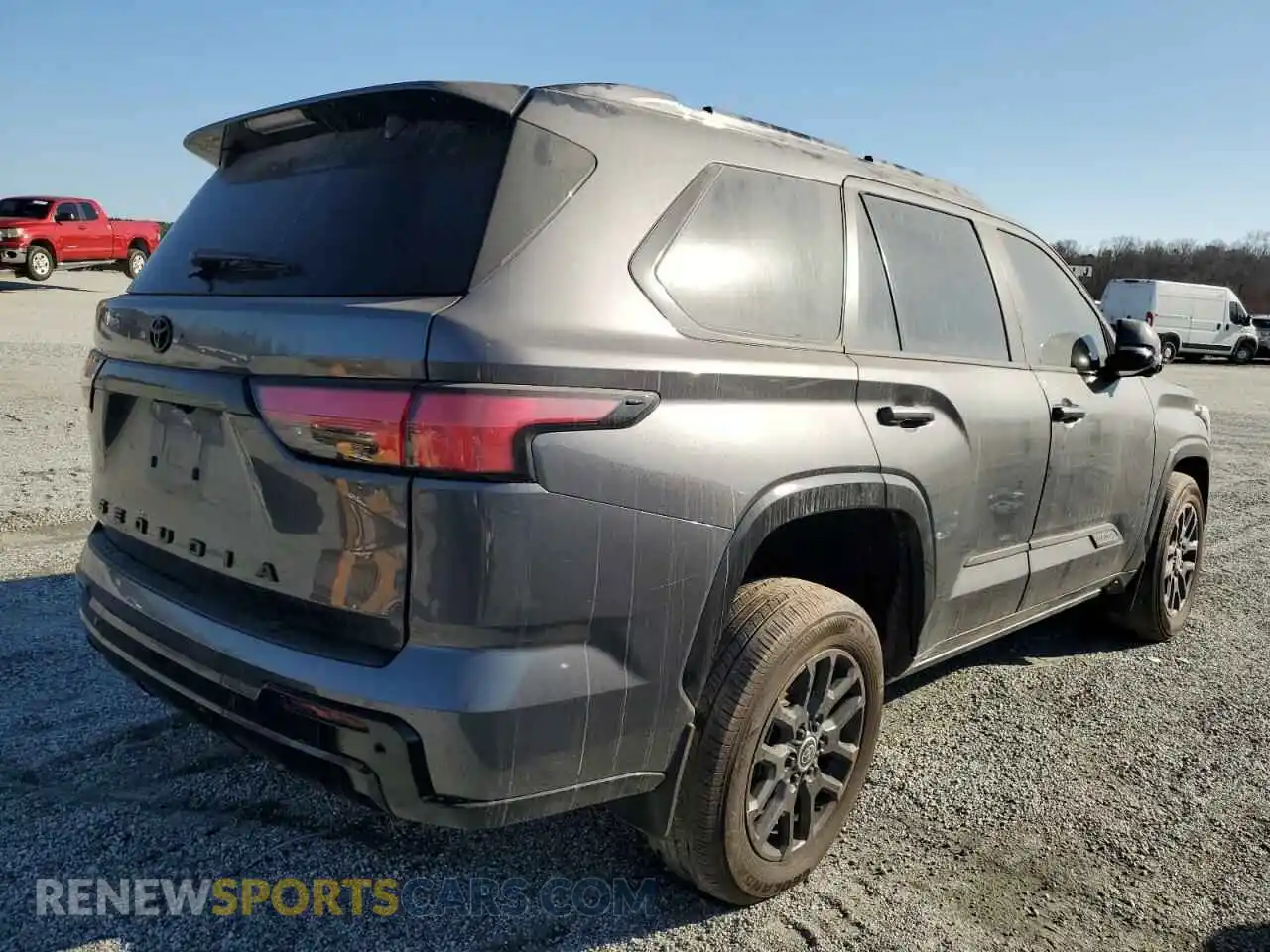 3 fotografías del automóvil dañado 7SVAAABA7RX028059 TOYOTA SEQUOIA 2024