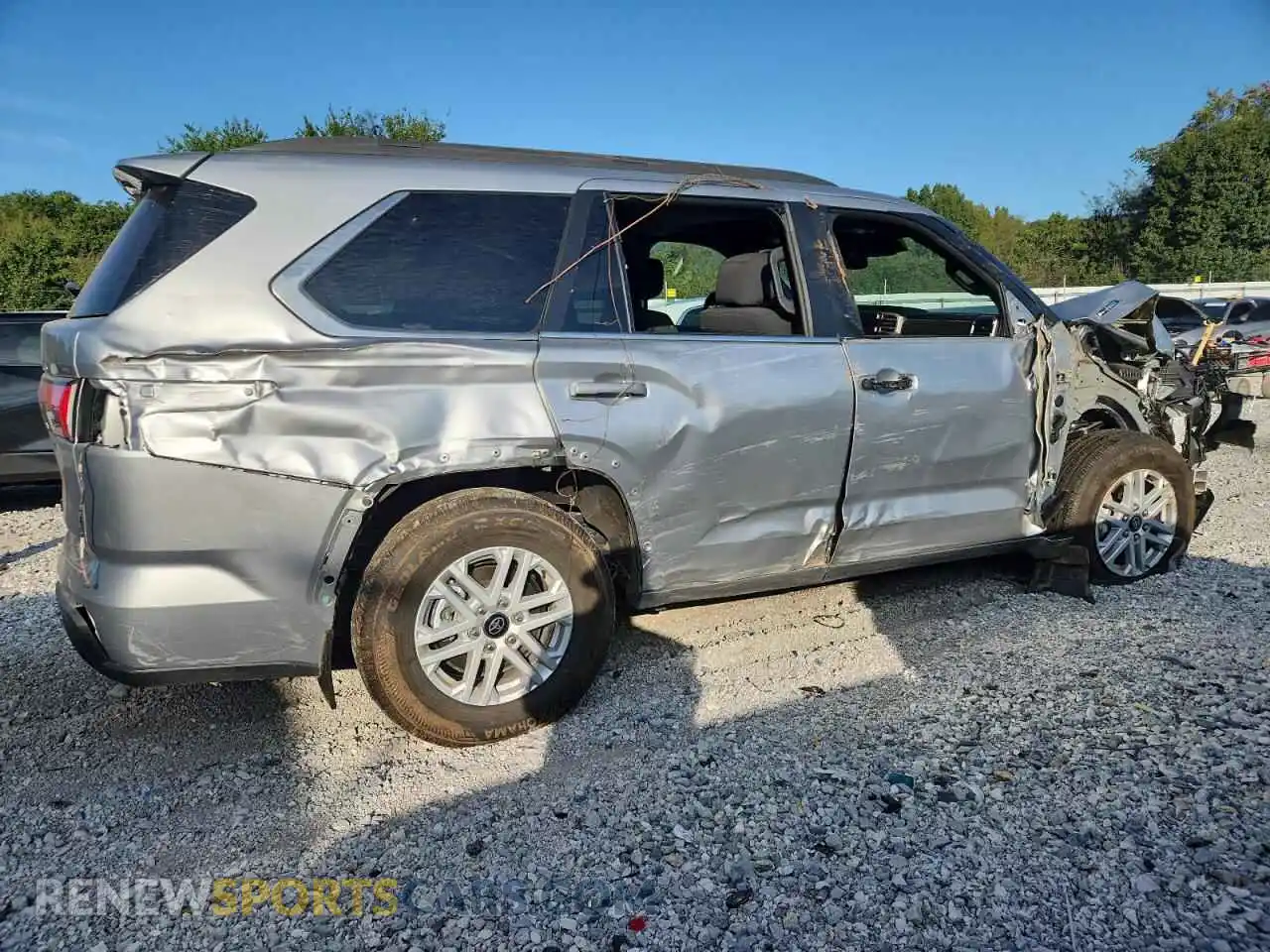 3 Photograph of a damaged car 7SVAAABA9SX062591 TOYOTA SEQUOIA 2025