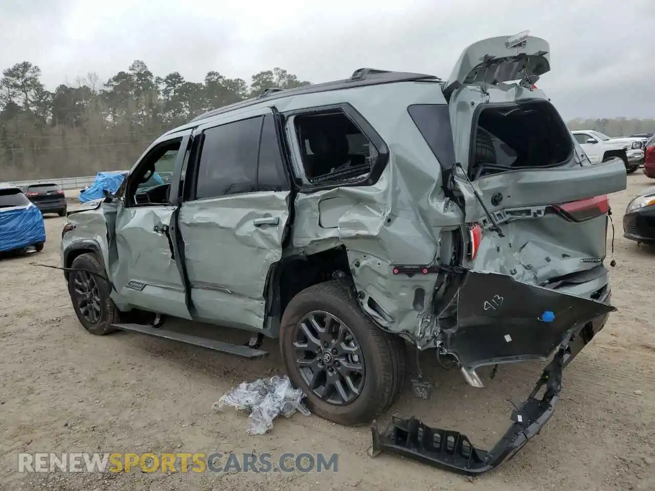 2 Photograph of a damaged car 7SVAAABAXSX054239 TOYOTA SEQUOIA 2025