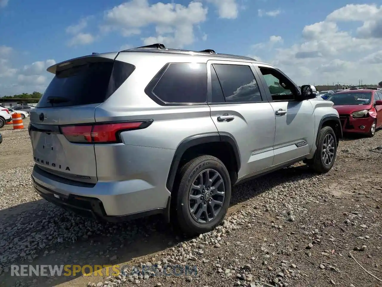 3 fotografías del automóvil dañado 7SVAAABA5TX080264 TOYOTA SEQUOIA 2026