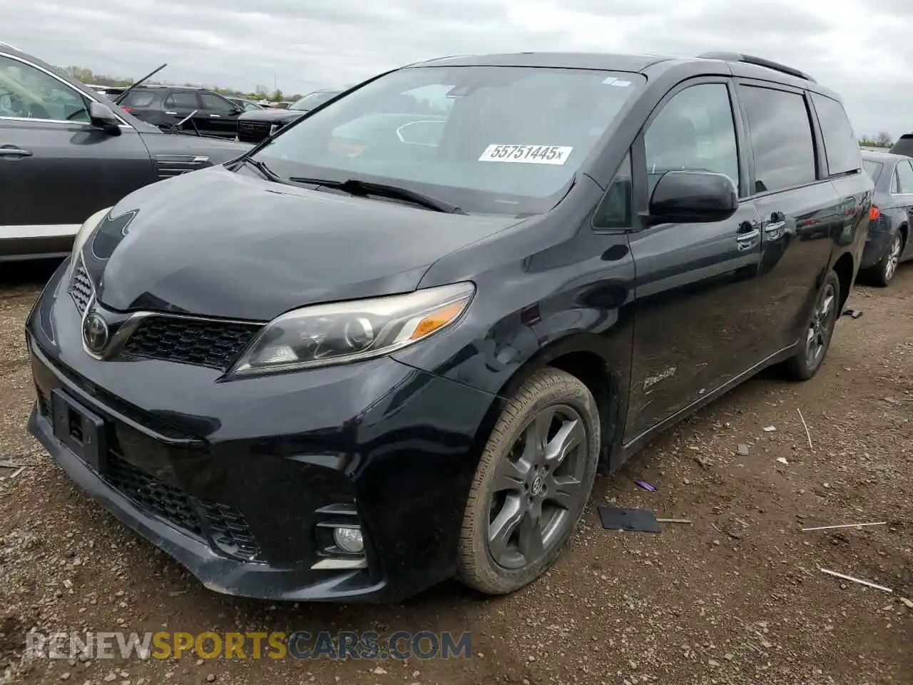 1 Фотография поврежденного автомобиля 5TDXZ3DC1KS014970 TOYOTA SIENNA 2019