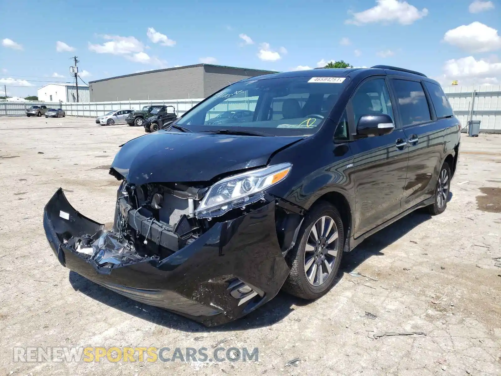 2 Фотография поврежденного автомобиля 5TDDZ3DC8LS228732 TOYOTA SIENNA 2020