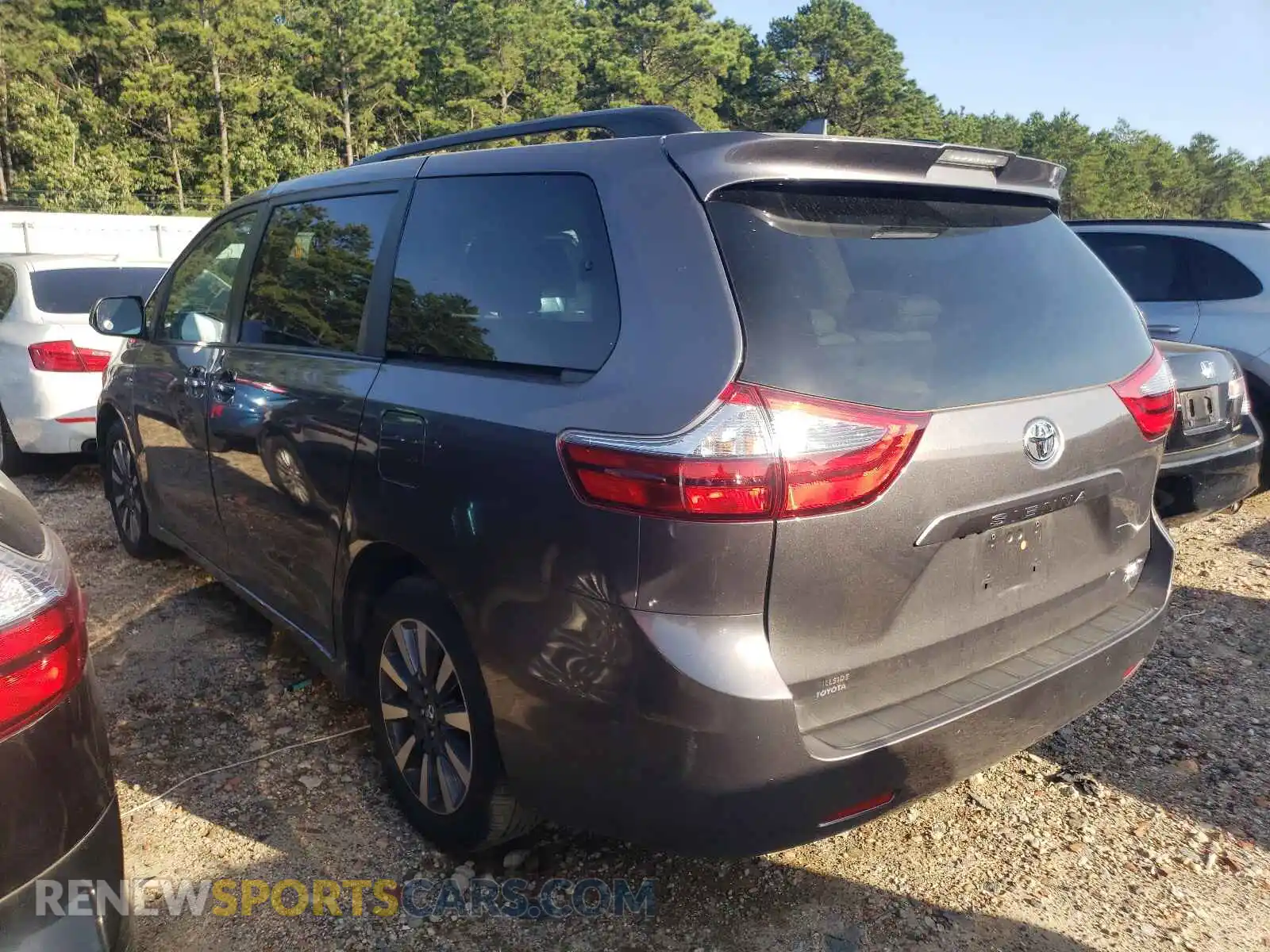 3 fotografías del automóvil dañado 5TDDZ3DCXLS241319 TOYOTA SIENNA 2020