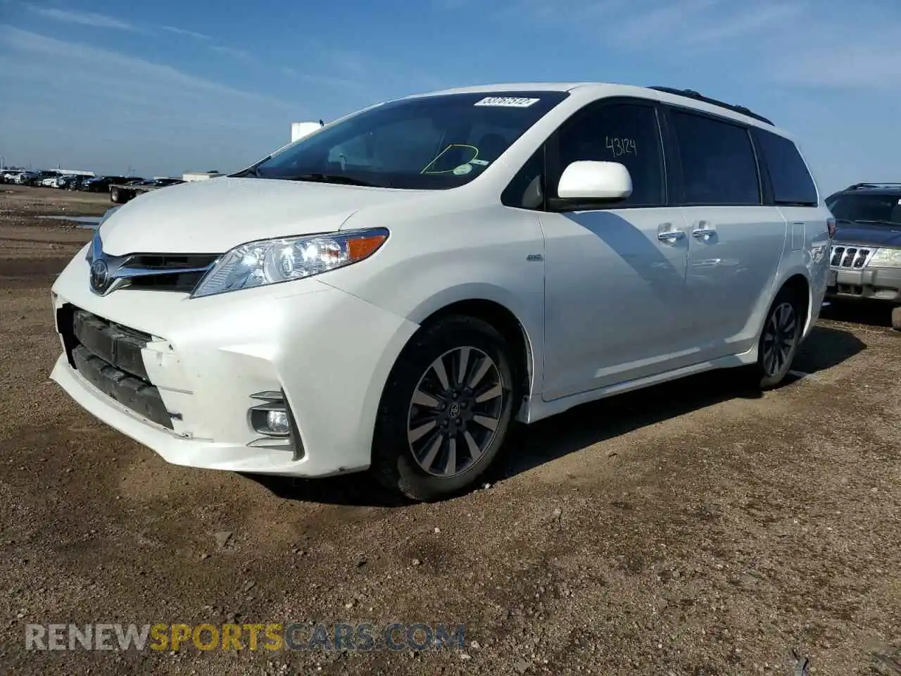 2 Photograph of a damaged car 5TDDZ3DCXLS250618 TOYOTA SIENNA 2020