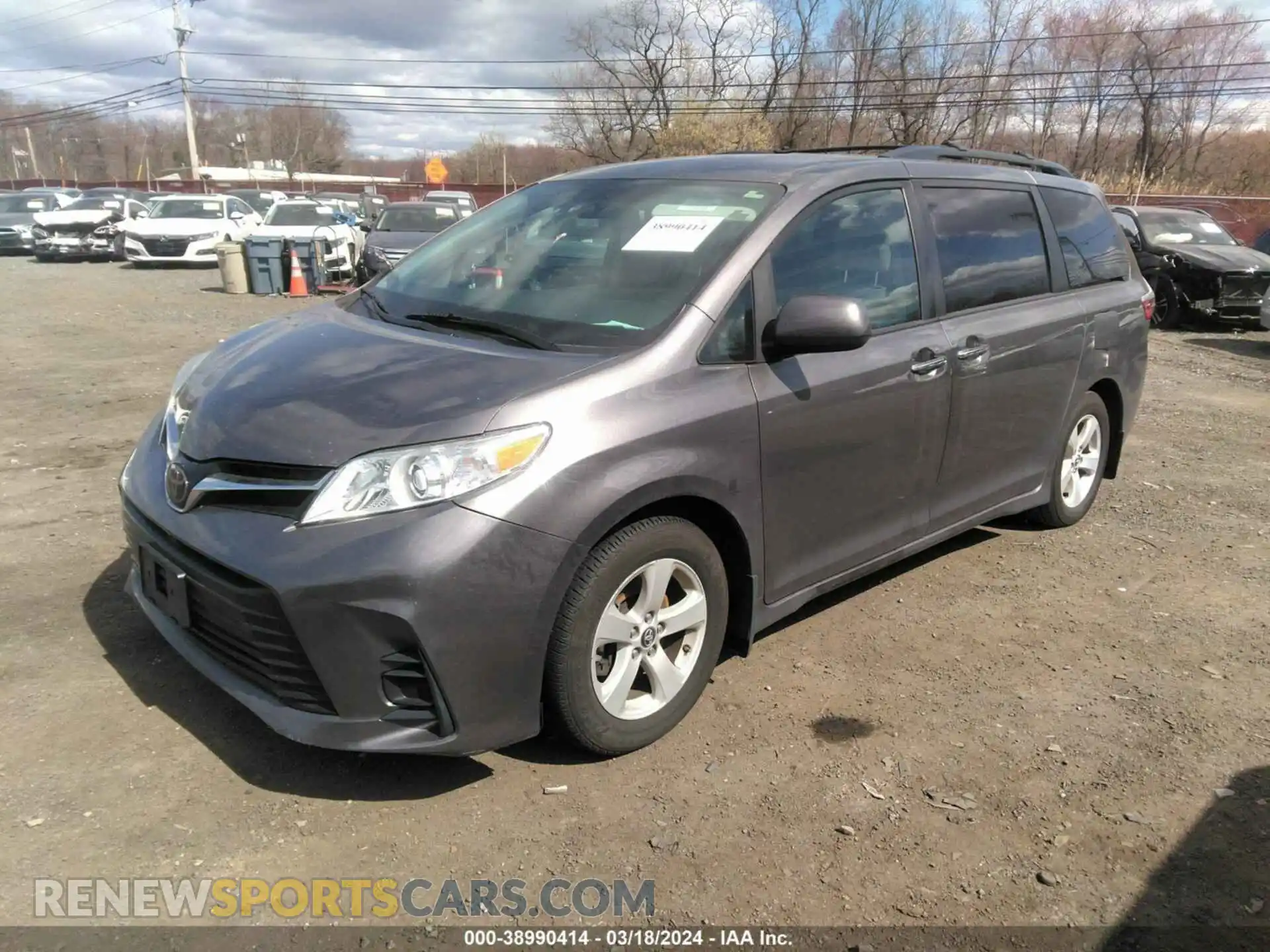2 Photograph of a damaged car 5TDKZ3DC2LS043633 TOYOTA SIENNA 2020