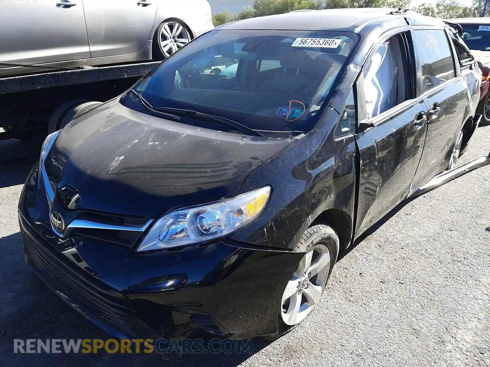 2 Photograph of a damaged car 5TDKZ3DC9LS086897 TOYOTA SIENNA 2020