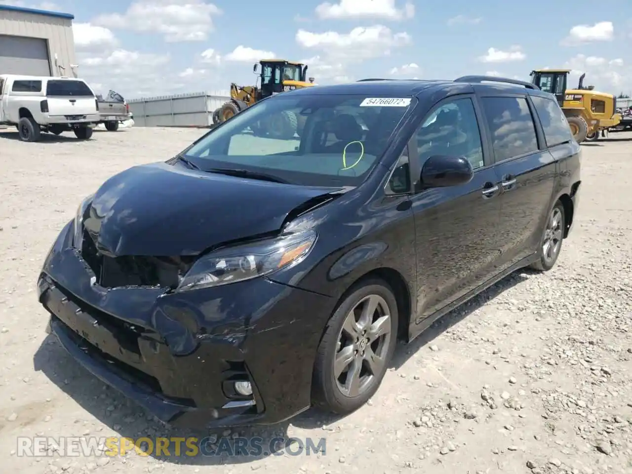 2 Photograph of a damaged car 5TDXZ3DC8LS076111 TOYOTA SIENNA 2020