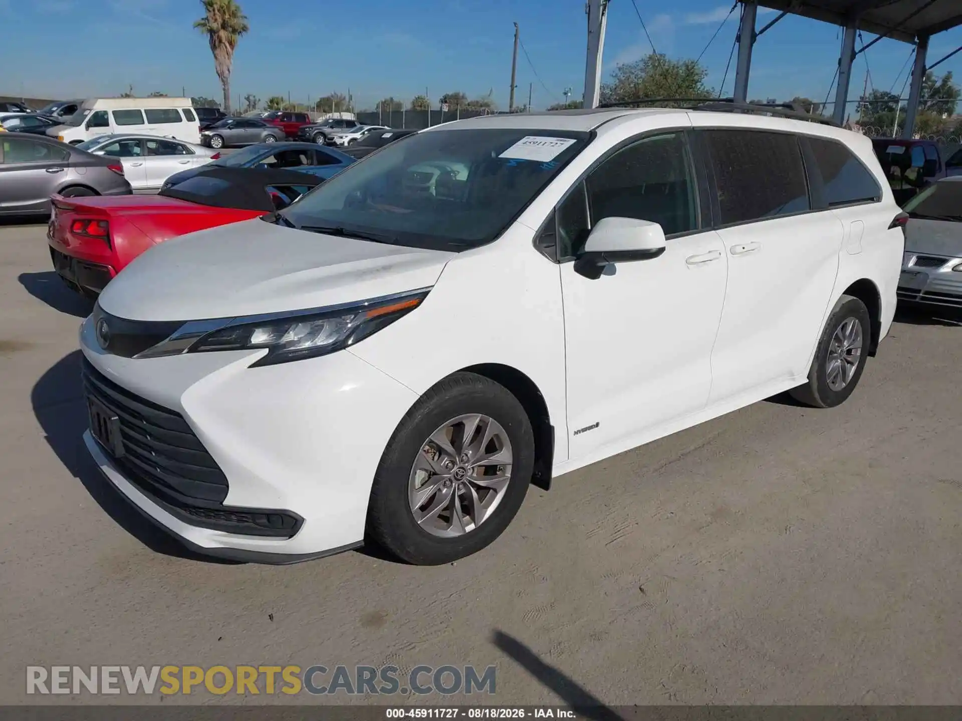 2 Photograph of a damaged car 5TDBRKEC4MS073310 TOYOTA SIENNA 2021