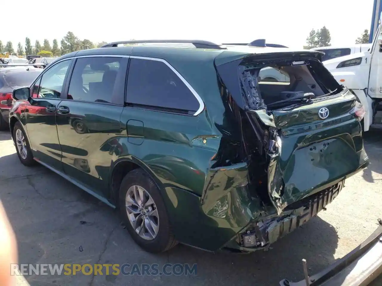 3 Фотография поврежденного автомобиля 5TDBRKEC6MS003145 TOYOTA SIENNA 2021