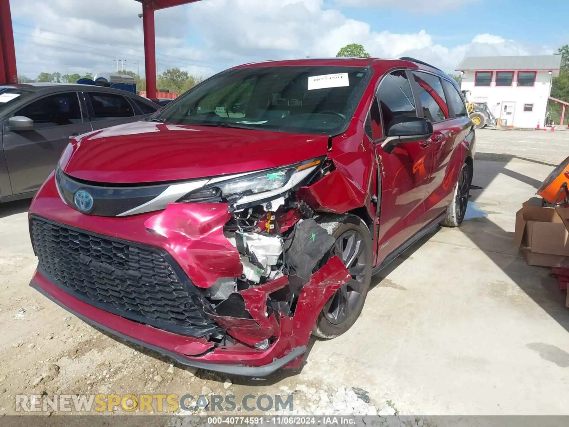 2 Photograph of a damaged car 5TDDRKEC0MS043195 TOYOTA SIENNA 2021