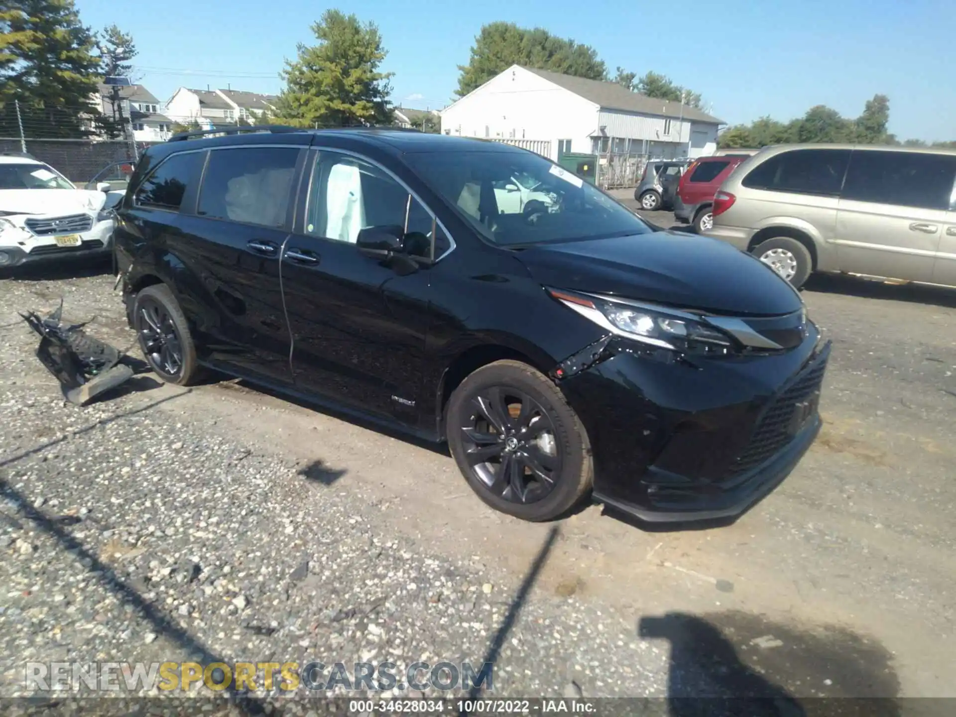 1 Photograph of a damaged car 5TDDRKEC1MS058580 TOYOTA SIENNA 2021
