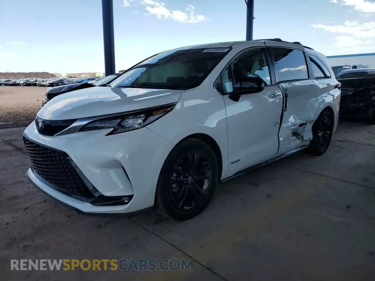 1 Photograph of a damaged car 5TDDRKEC9MS009448 TOYOTA SIENNA 2021