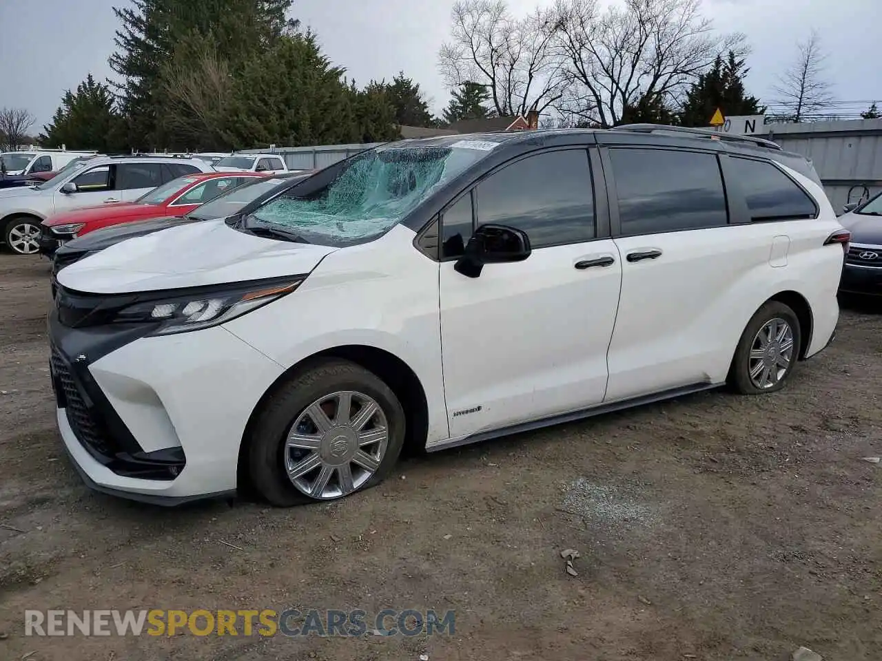 1 Photograph of a damaged car 5TDDSKFC0MS030479 TOYOTA SIENNA 2021