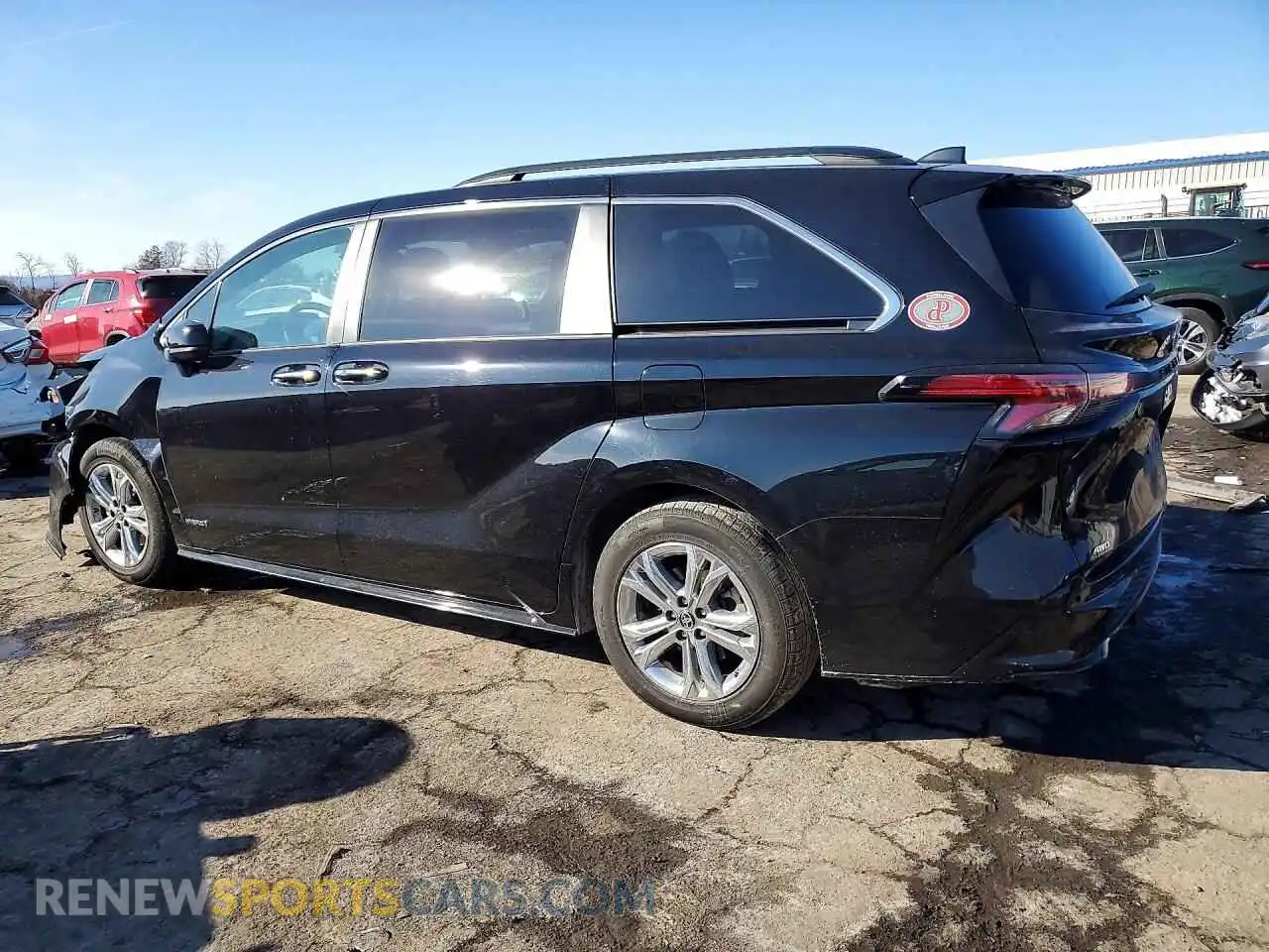 2 Photograph of a damaged car 5TDDSKFC0MS037884 TOYOTA SIENNA 2021