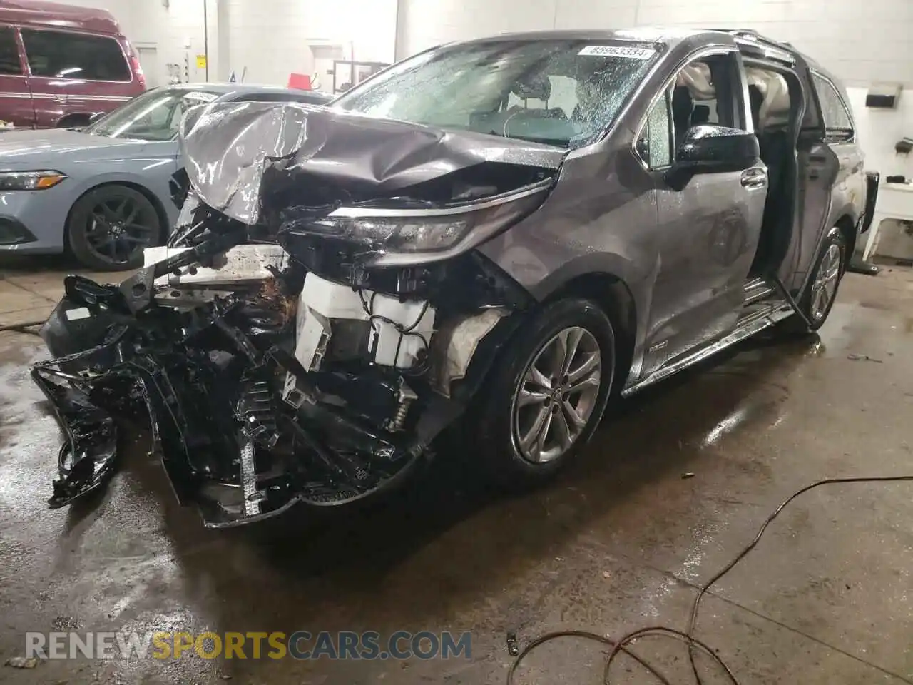 1 Photograph of a damaged car 5TDDSKFC1MS003145 TOYOTA SIENNA 2021