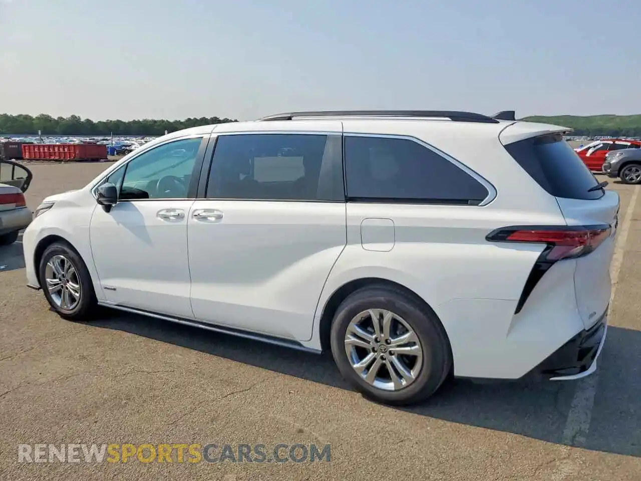 2 fotografías del automóvil dañado 5TDDSKFC1MS016851 TOYOTA SIENNA 2021