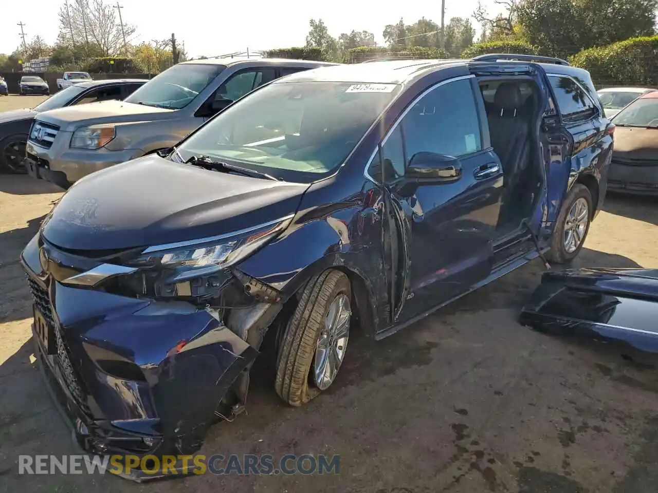 1 Photograph of a damaged car 5TDDSKFC1MS023847 TOYOTA SIENNA 2021