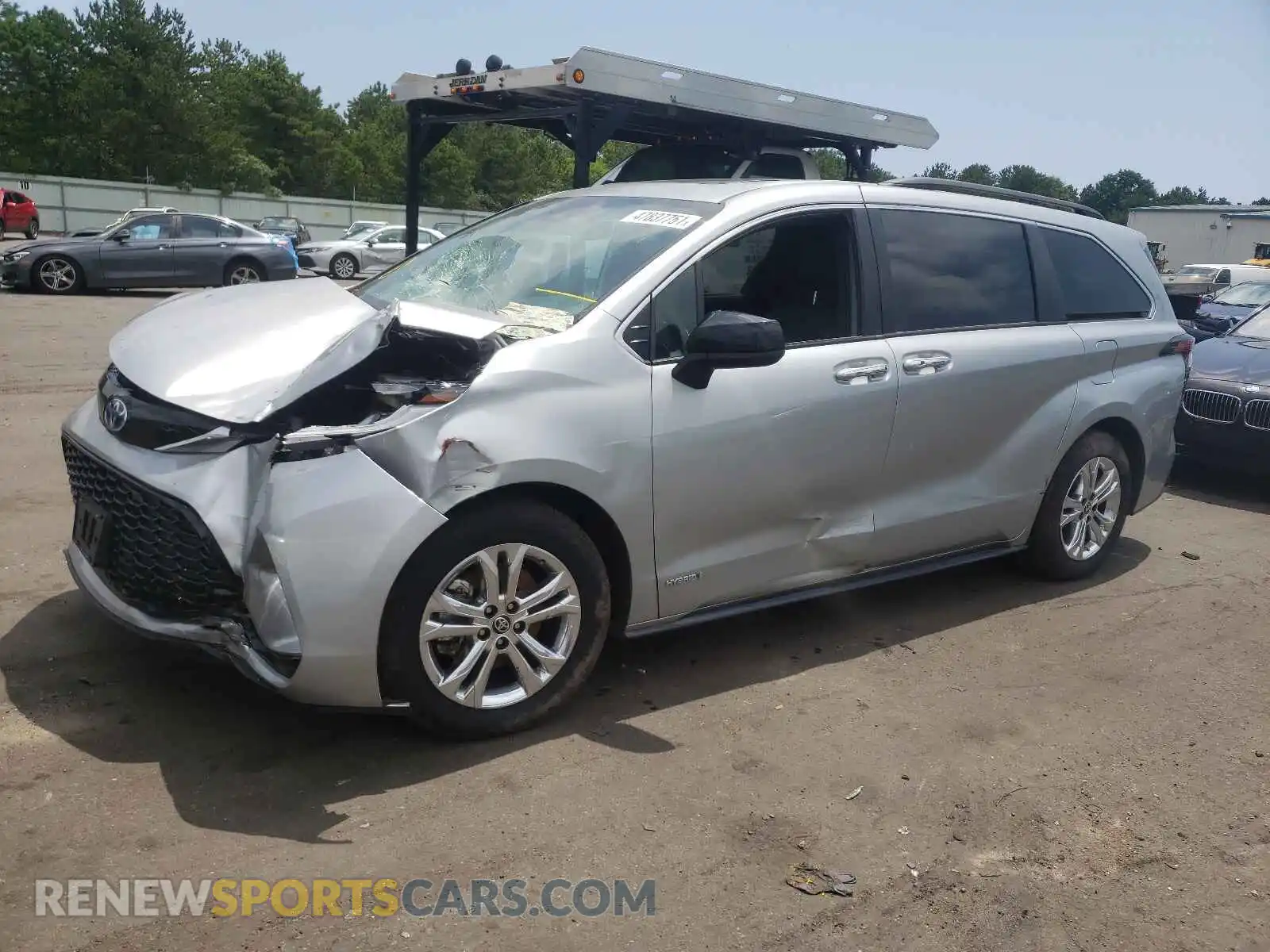 2 Photograph of a damaged car 5TDDSKFC3MS003163 TOYOTA SIENNA 2021