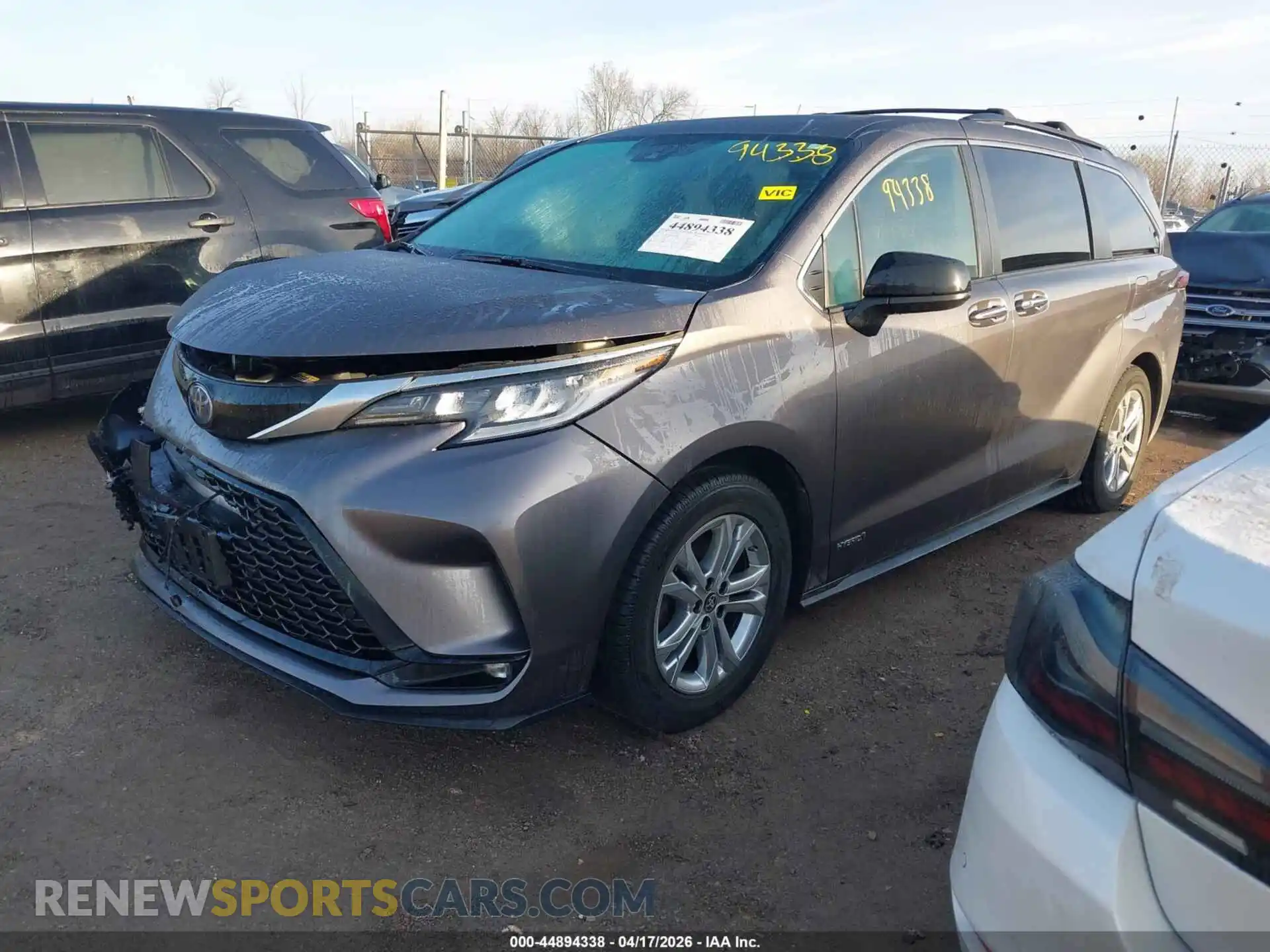 2 Photograph of a damaged car 5TDDSKFC3MS026281 TOYOTA SIENNA 2021