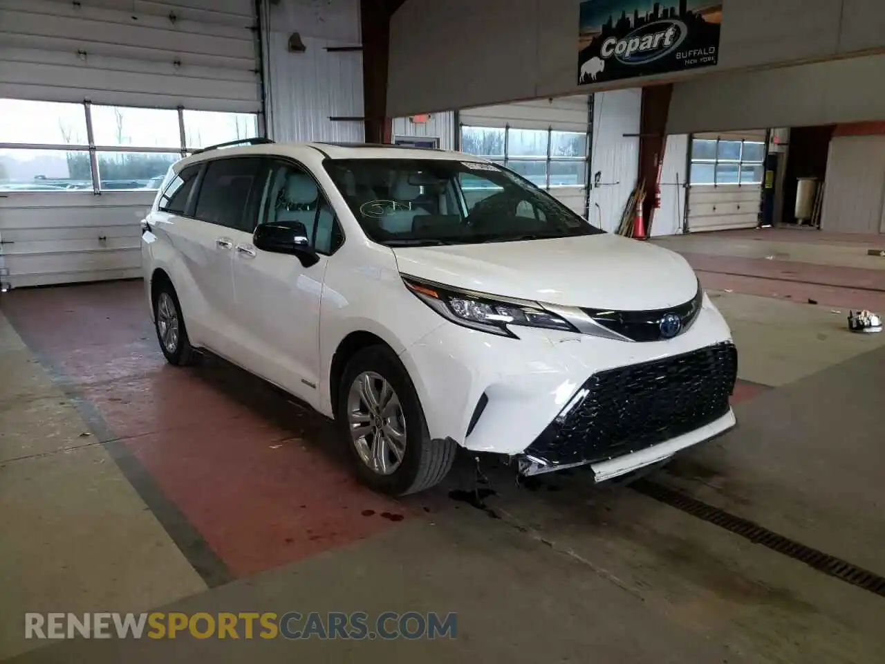 1 Photograph of a damaged car 5TDDSKFC3MS030461 TOYOTA SIENNA 2021
