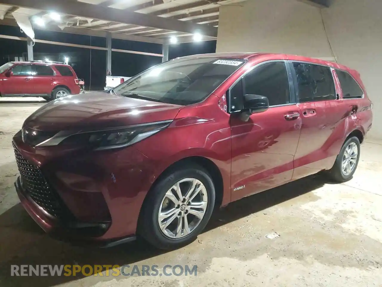 1 Photograph of a damaged car 5TDDSKFC4MS003737 TOYOTA SIENNA 2021