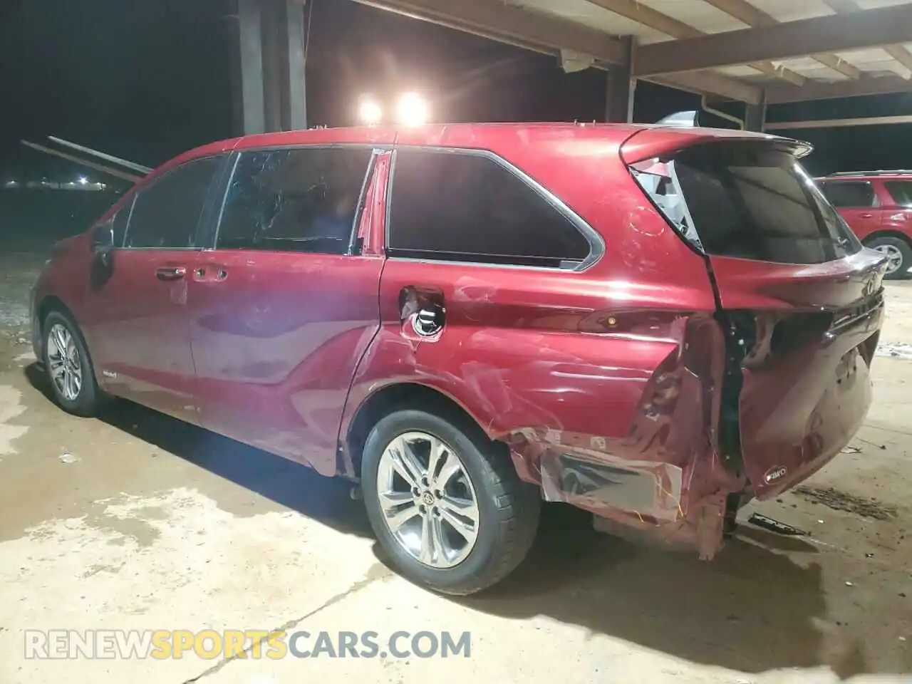 2 Photograph of a damaged car 5TDDSKFC4MS003737 TOYOTA SIENNA 2021