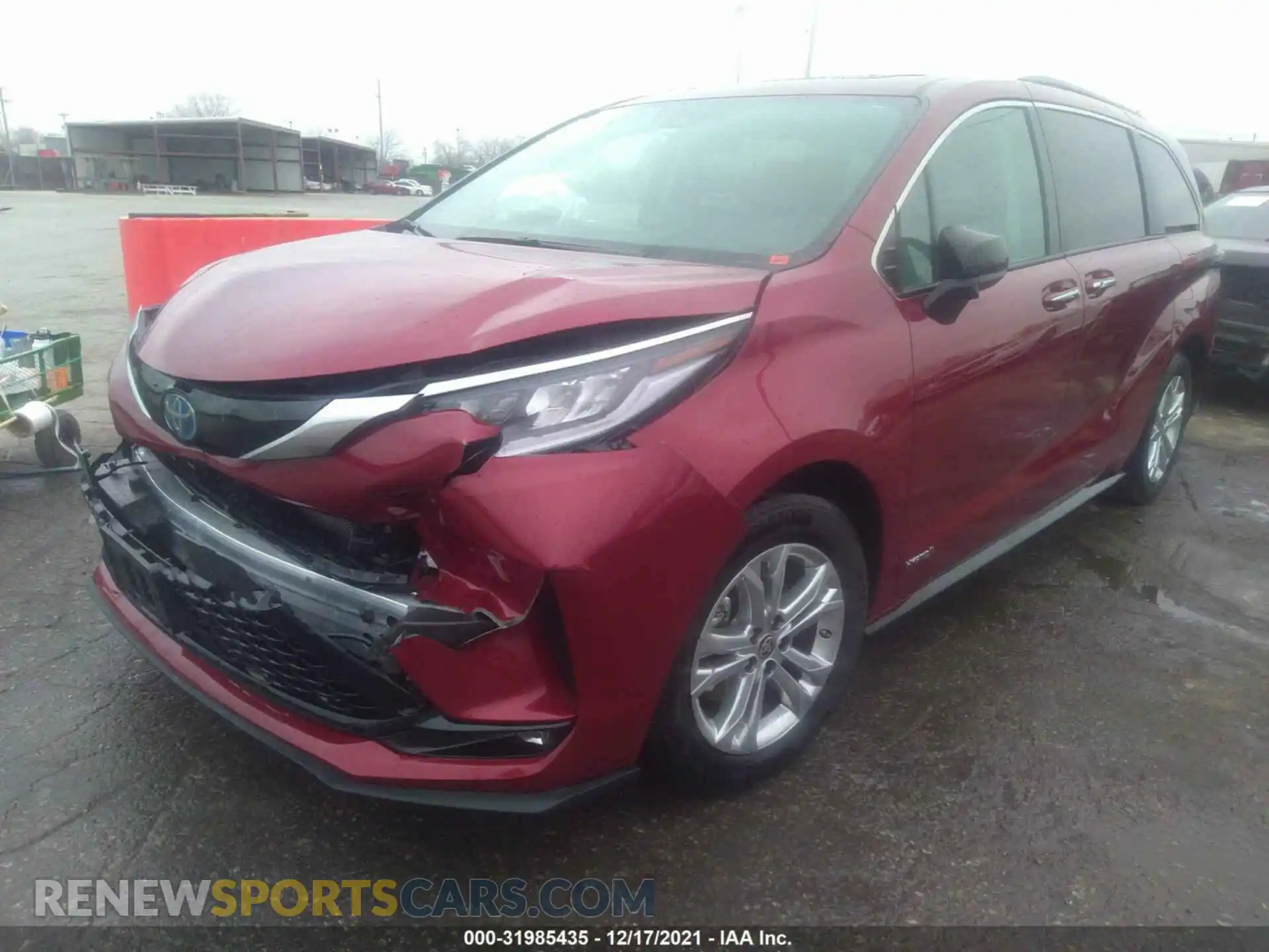 2 Photograph of a damaged car 5TDDSKFC5MS025097 TOYOTA SIENNA 2021