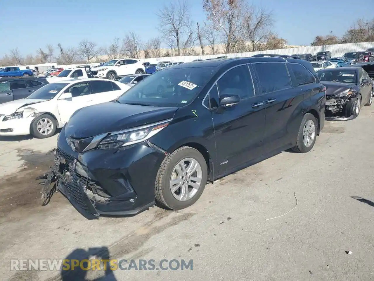1 Photograph of a damaged car 5TDDSKFC6MS002427 TOYOTA SIENNA 2021