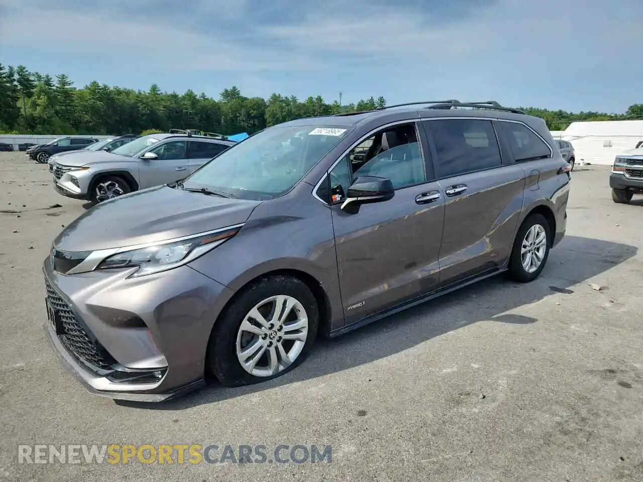 1 Photograph of a damaged car 5TDDSKFC6MS004209 TOYOTA SIENNA 2021