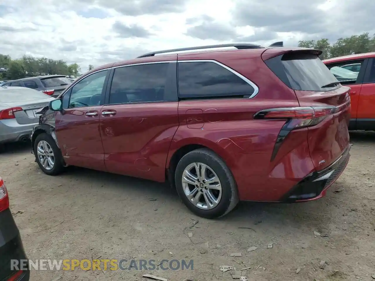 2 Photograph of a damaged car 5TDDSKFC6MS012570 TOYOTA SIENNA 2021