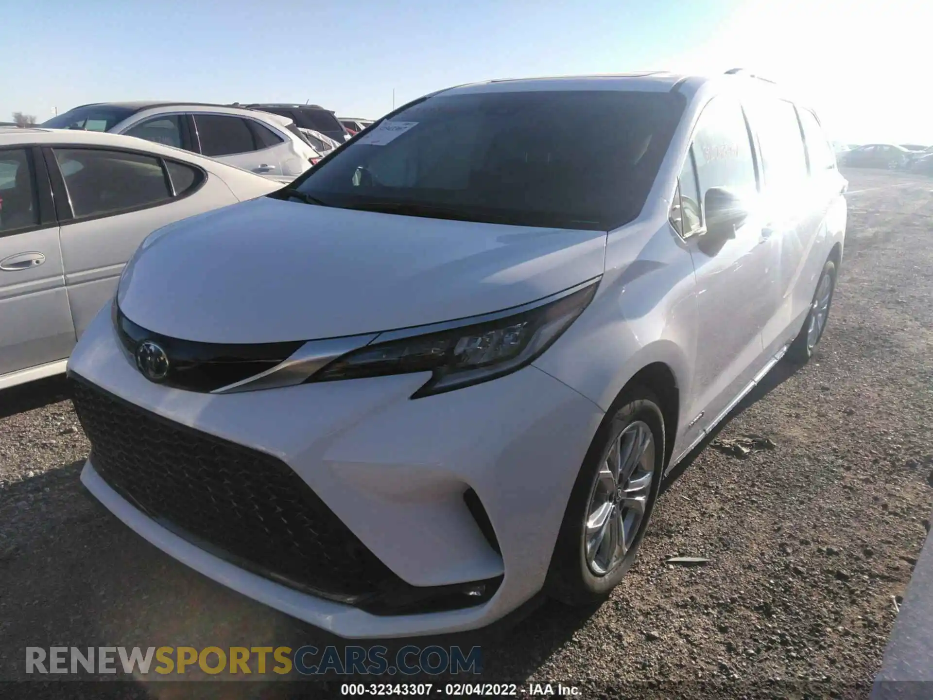 2 Photograph of a damaged car 5TDDSKFCXMS002477 TOYOTA SIENNA 2021