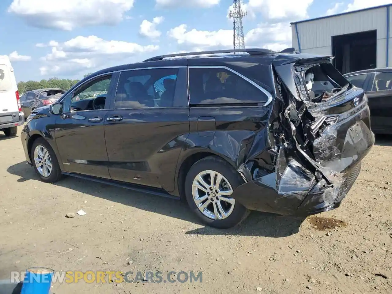 2 Фотография поврежденного автомобиля 5TDDSKFCXMS003807 TOYOTA SIENNA 2021