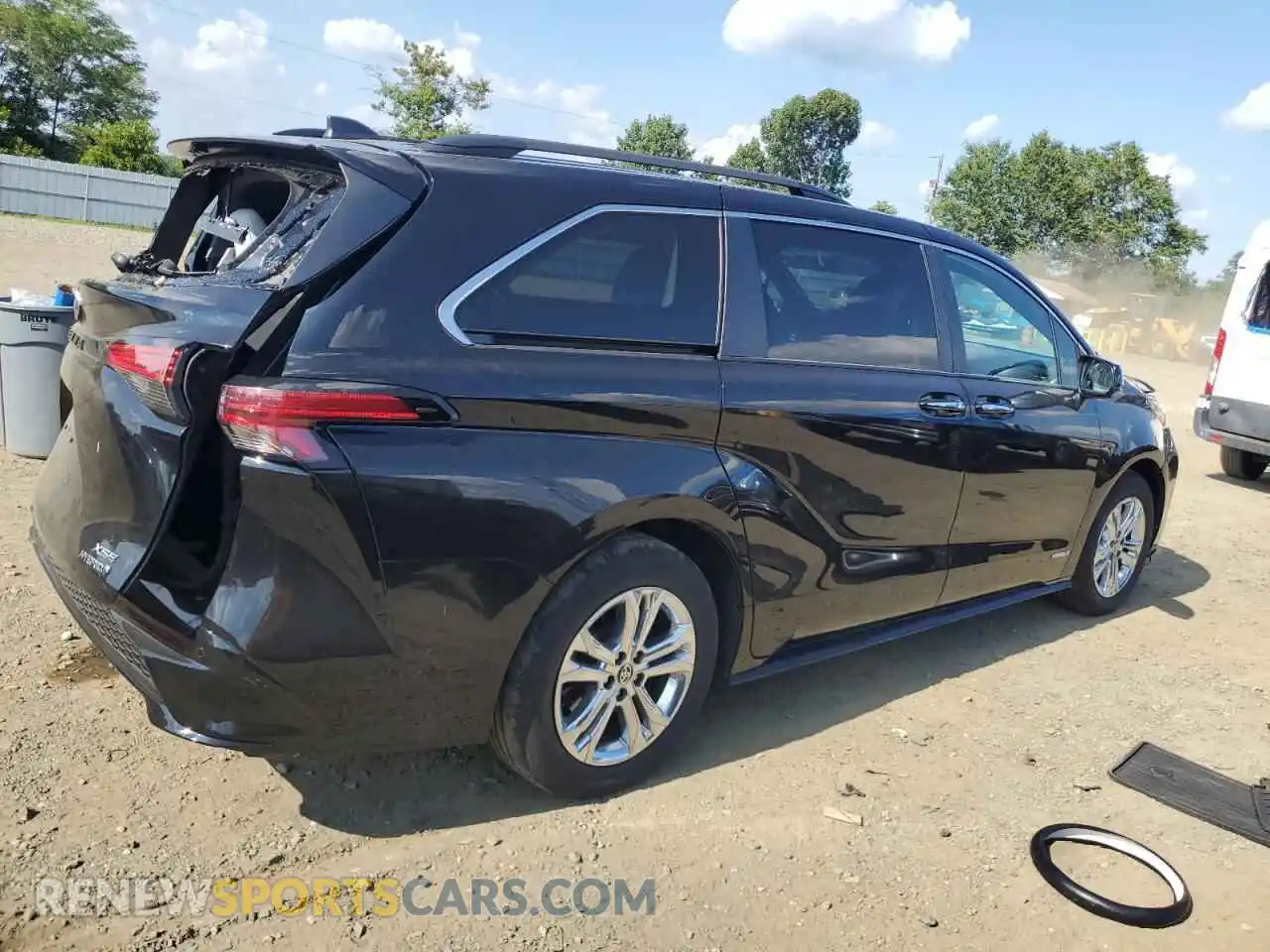 3 Фотография поврежденного автомобиля 5TDDSKFCXMS003807 TOYOTA SIENNA 2021