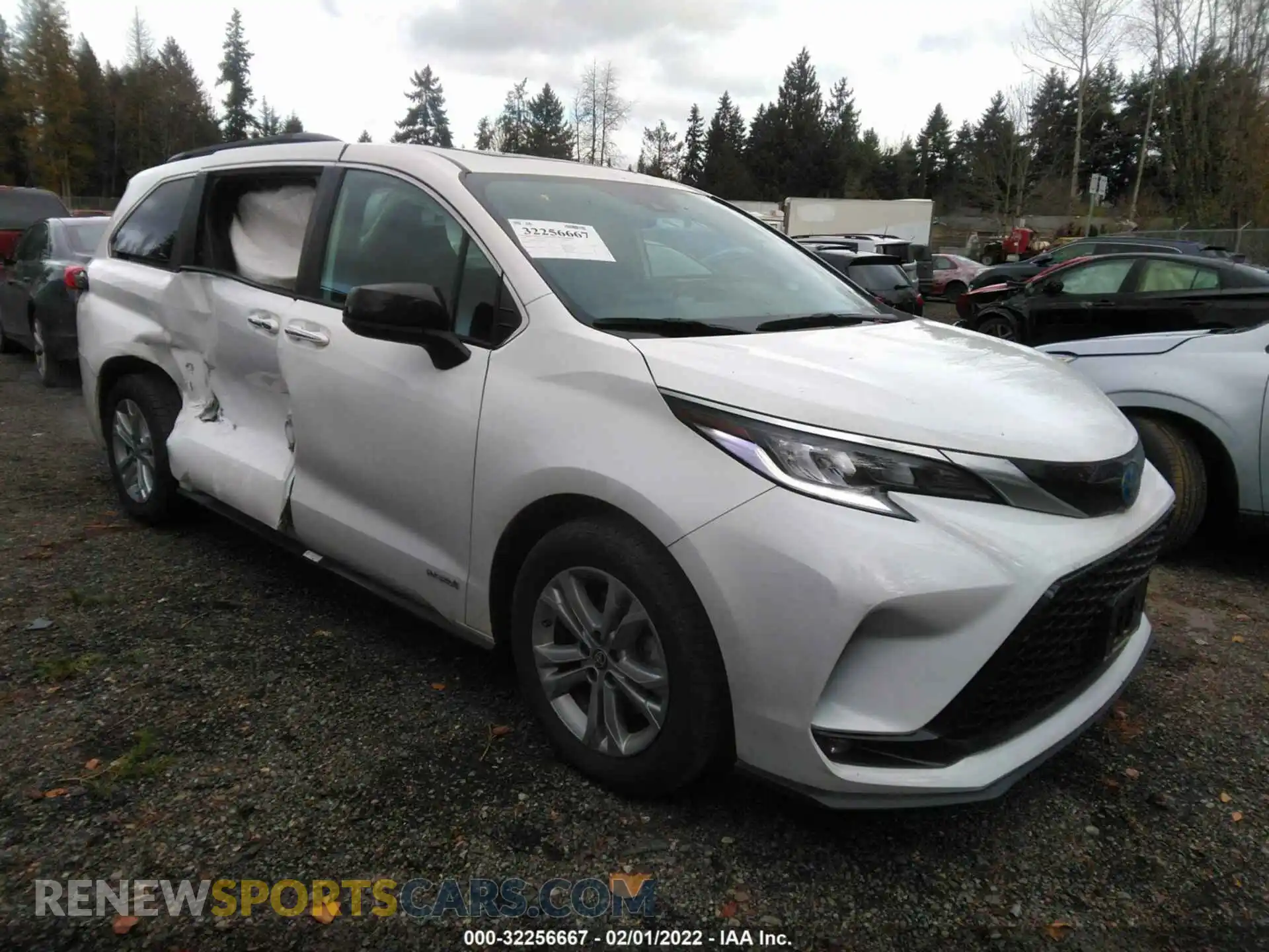 1 Photograph of a damaged car 5TDDSKFCXMS005248 TOYOTA SIENNA 2021