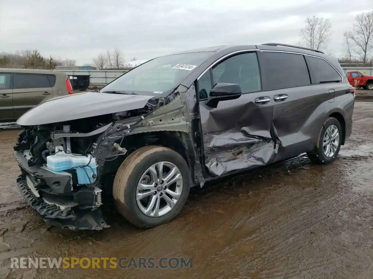 1 Photograph of a damaged car 5TDDSKFCXMS027072 TOYOTA SIENNA 2021