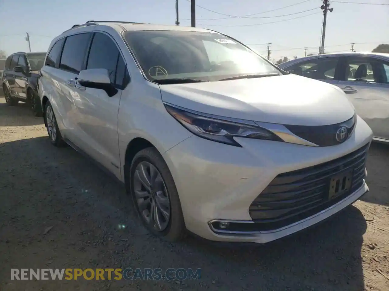 1 Photograph of a damaged car 5TDERKEC2MS055322 TOYOTA SIENNA 2021